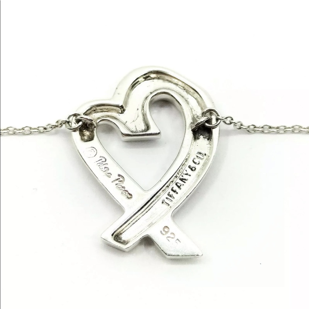 Tiffany and Co. Necklace  Picasso Loving Heart Silver 925 - Picture 2 of 9